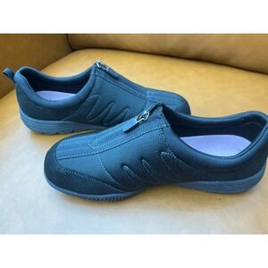 Easy Spirit Bestrong2 Walking Shoes Womens 6W Black  Zip Up‎ Sneakers